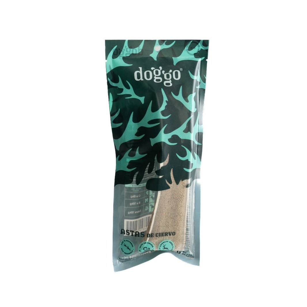 Mordedor Natural de Asta de Ciervo Doggo – Talla G (Perros +18 kg)