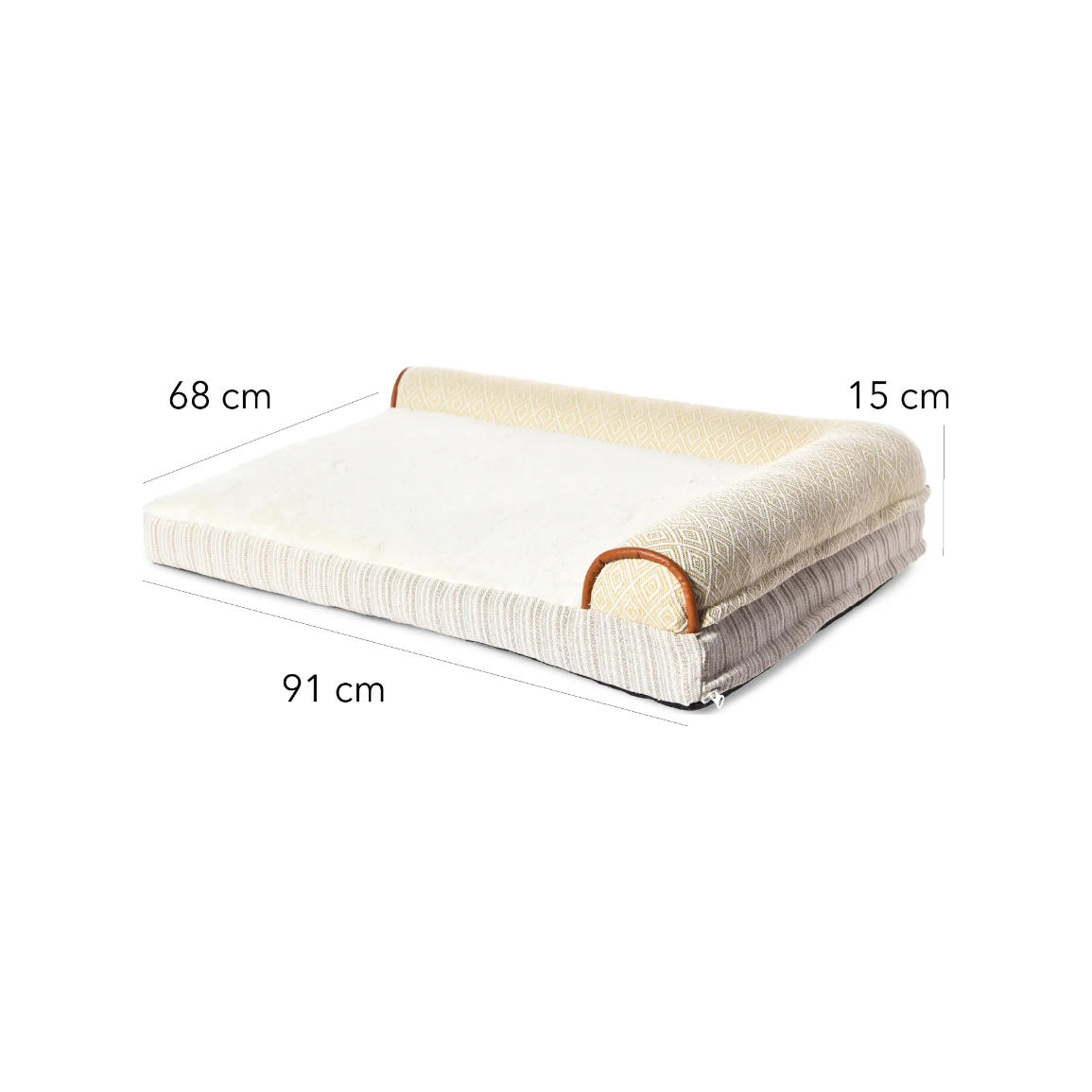 🛏️ Cojín Gran Sultán – Elegancia Árabe y Máximo Confort para Perros de Raza Mediana a Grande