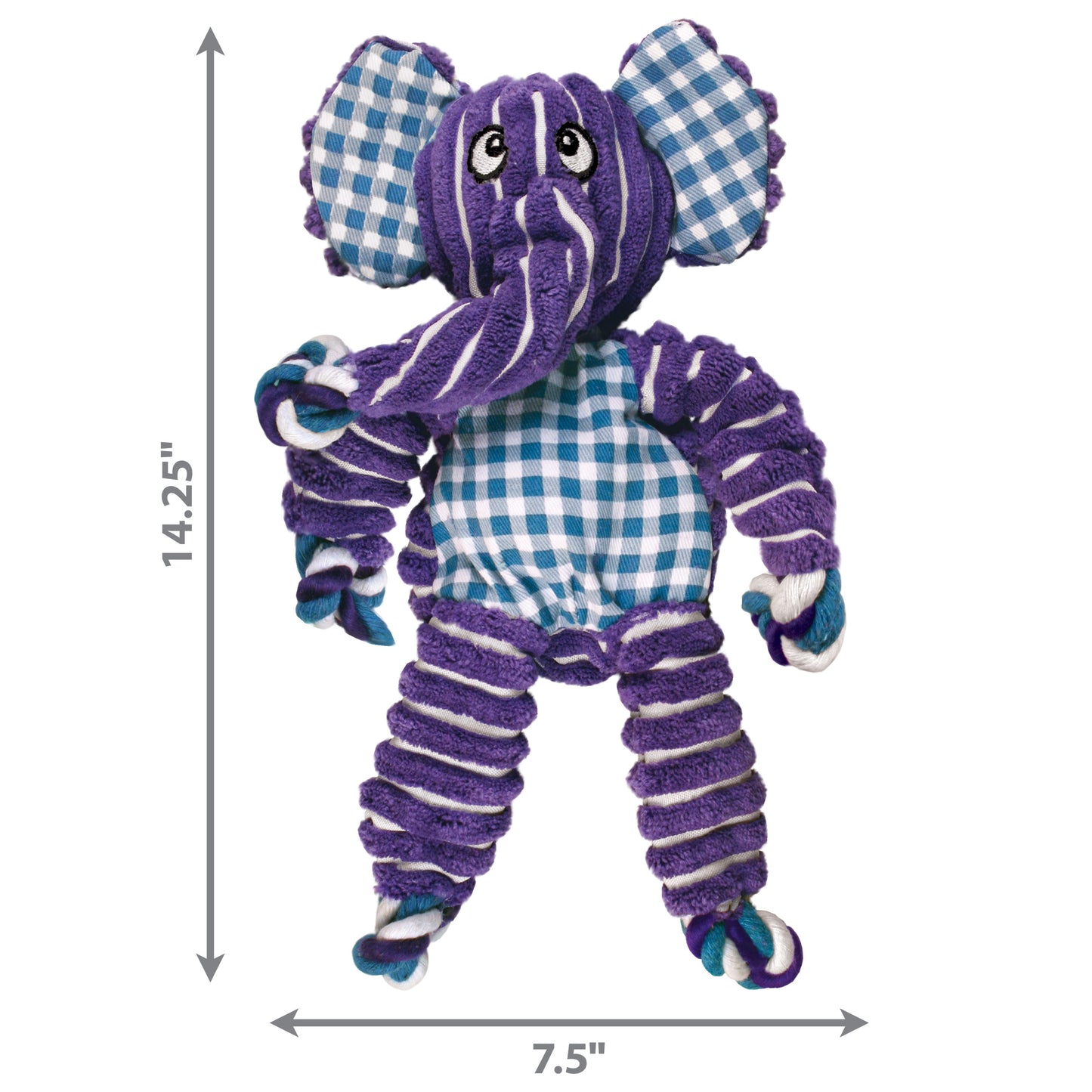 🐘 KONG Floppy Knots Elephant