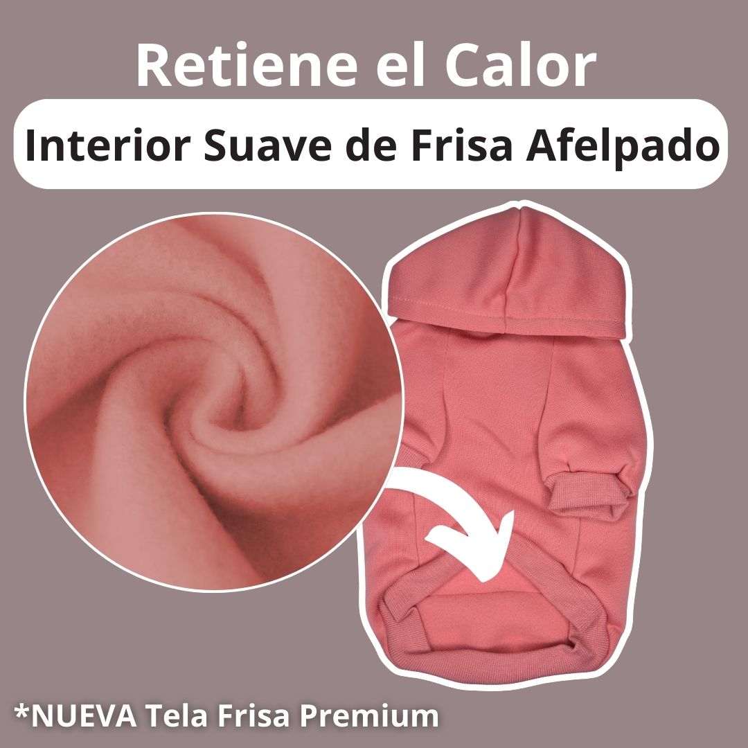 Hoodie Térmico para Mascotas Rosado