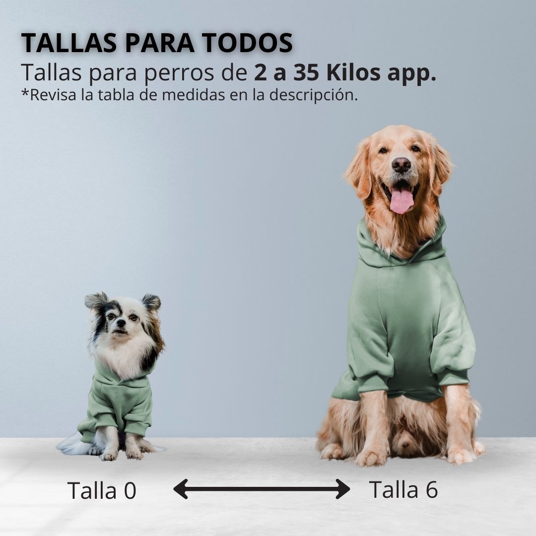Hoodie Térmico para Mascotas Verde