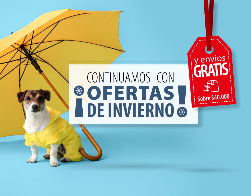 Continuamos con ofertas de invierno y envíos gratis sobre $40.000