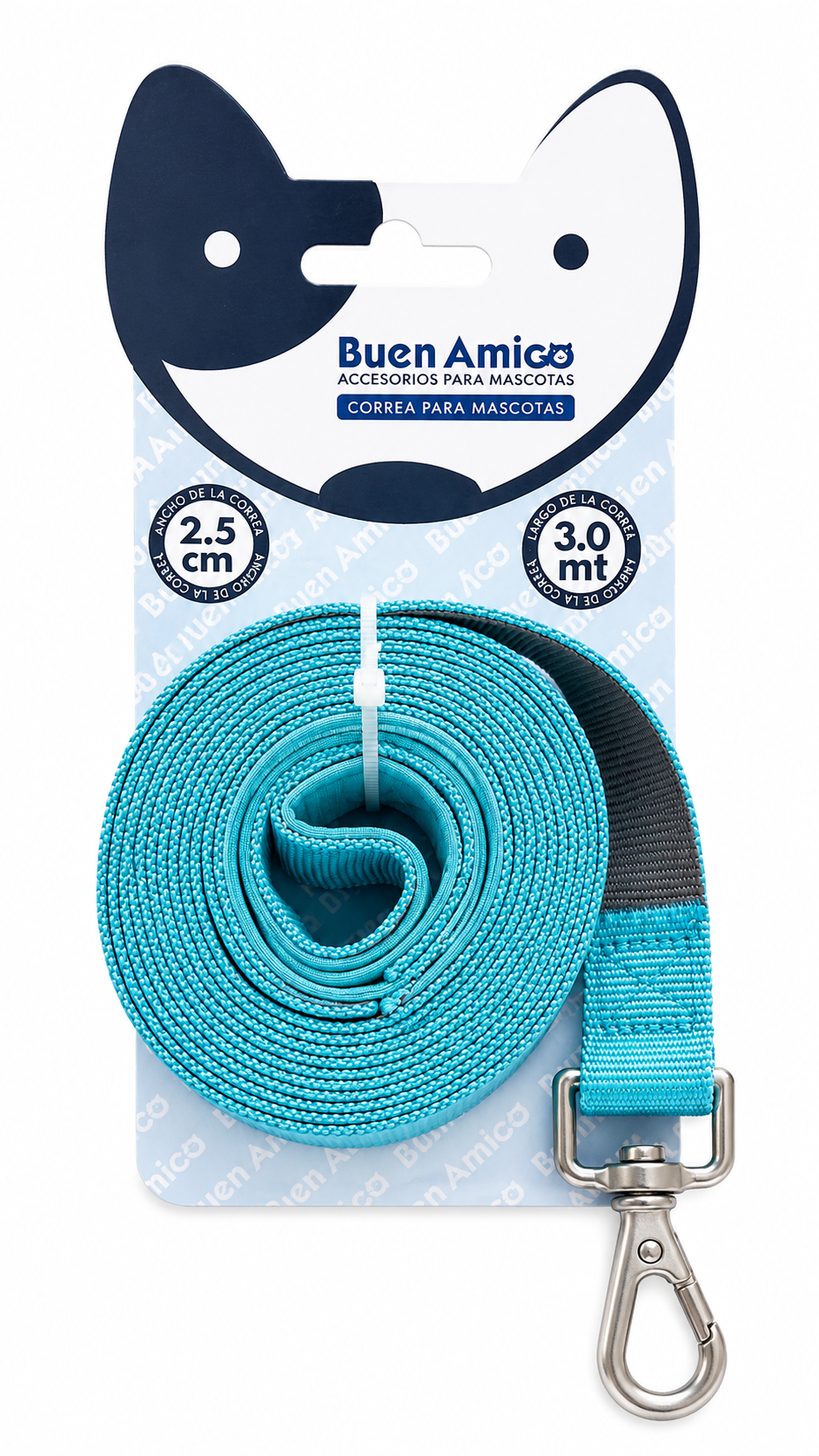 Correa para Perros Buen Amigo 2,5 cm x 300 cm