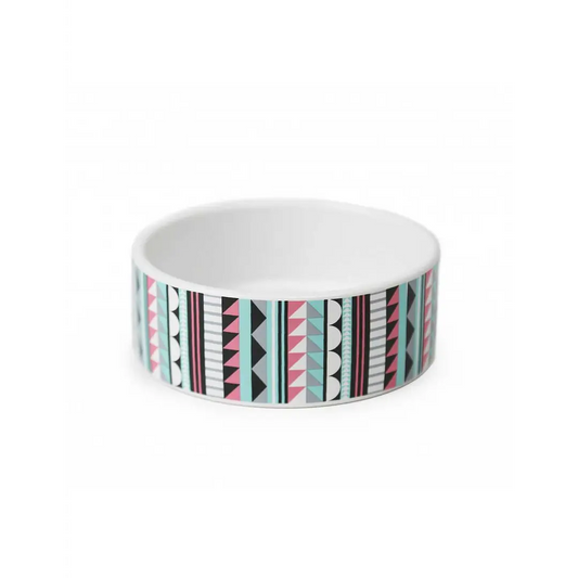 BRNX Plato de Cerámica Mosaico Celeste