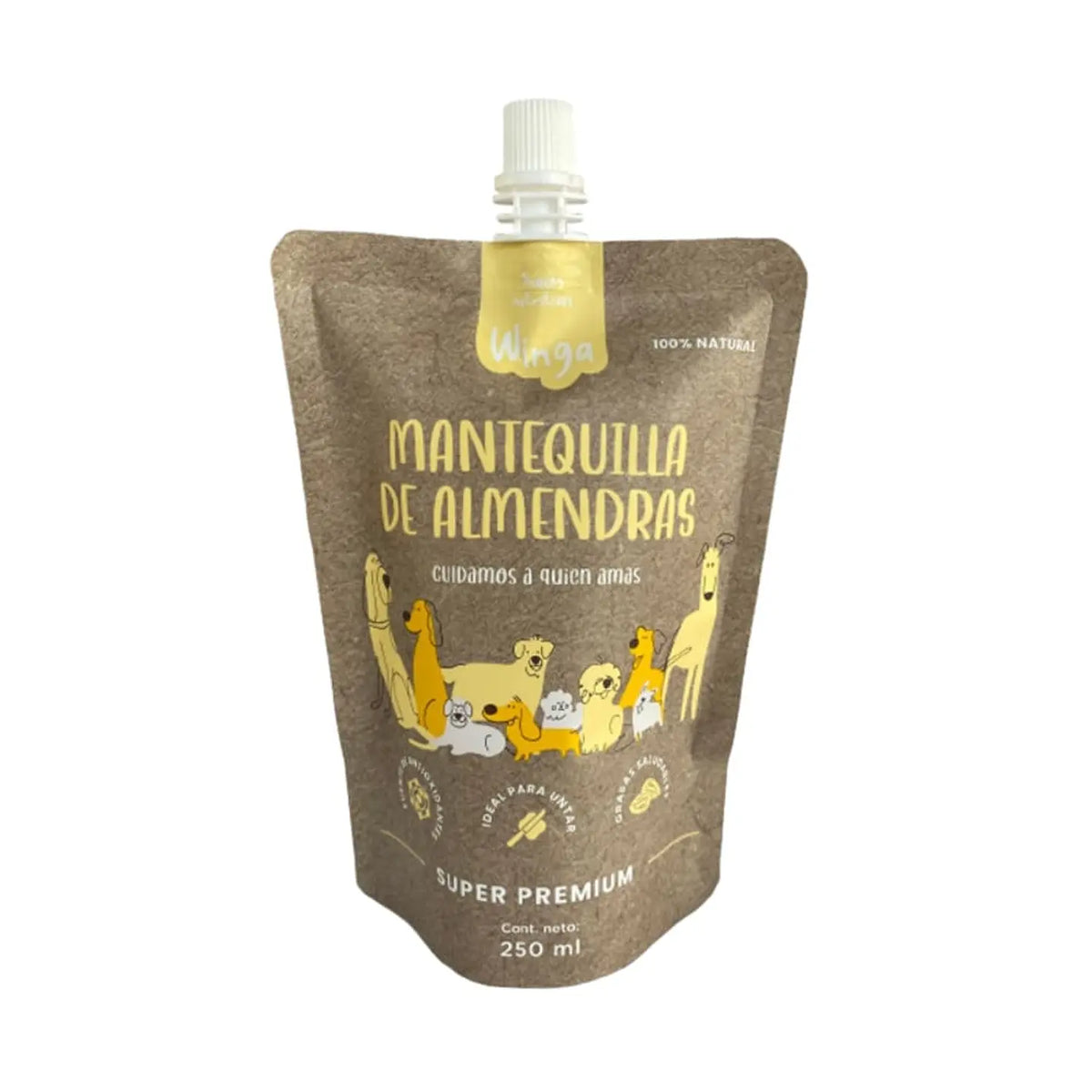 Winga Mantequilla de Almendra 250 ml