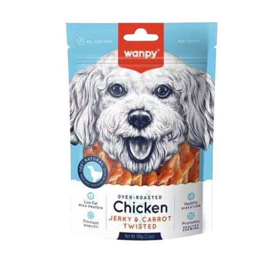 Wanpy Chicken Jerky & Carrot Sticks