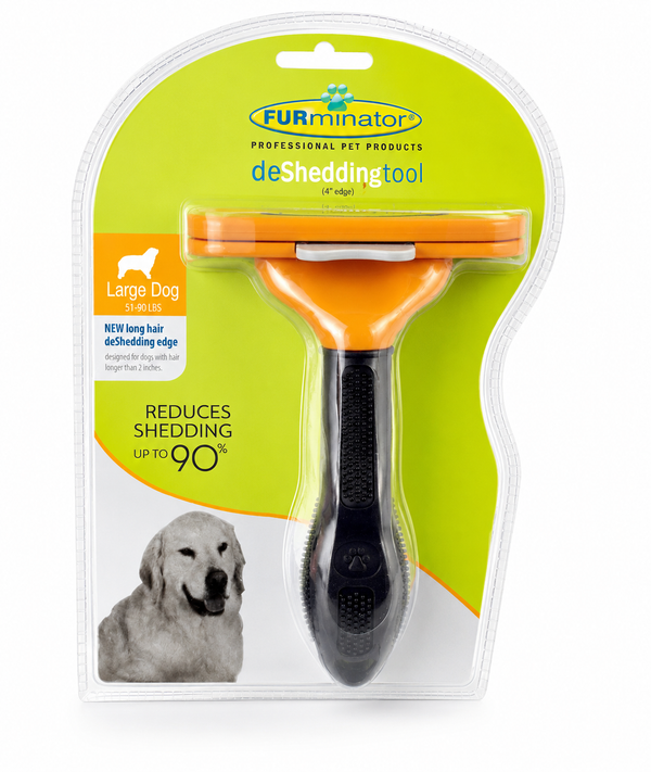 FURminator deShedding Tool para Perros Grandes de Pelo Largo