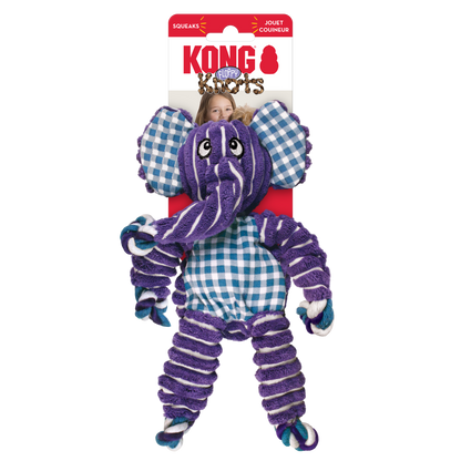 🐘 KONG Floppy Knots Elephant