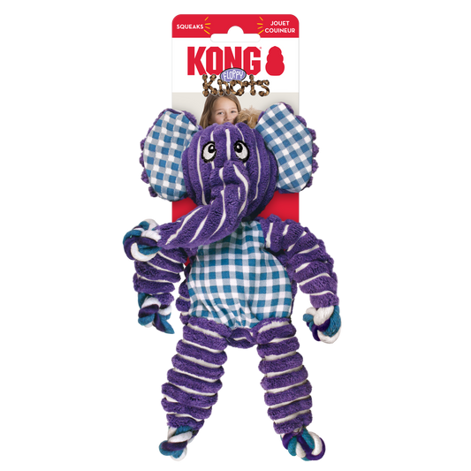 🐘 KONG Floppy Knots Elephant