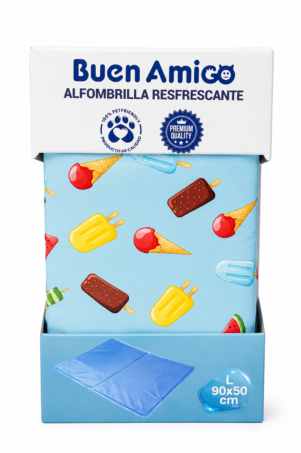 Alfombrilla Refrescante Buen Amigo L 90 × 50 cm – ¡Oferta Especial!