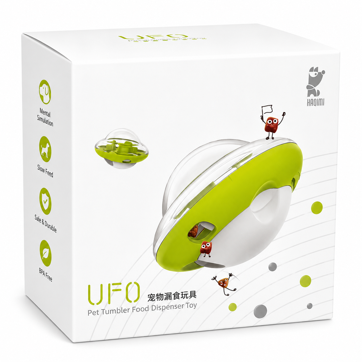 Dispensador de Premios Interactivo UFO para Perros