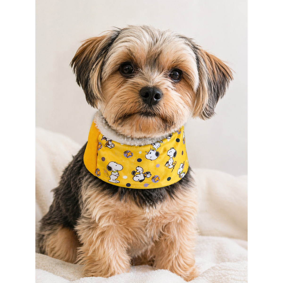 Cuello de Polar Snoopy Amarillo By Simona