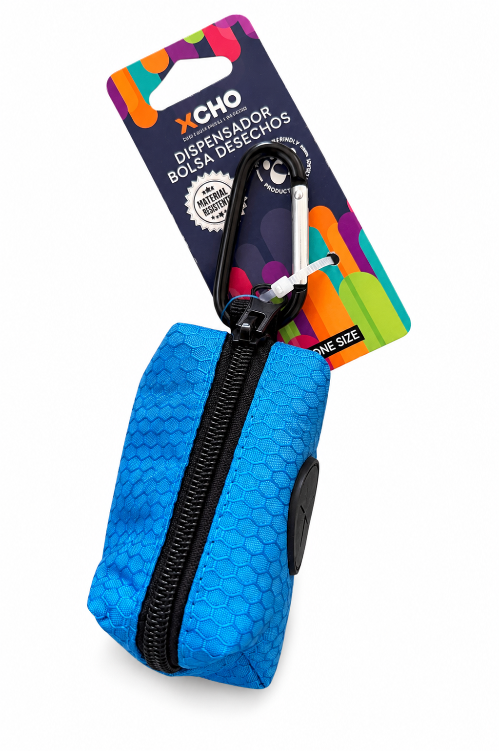 Dispensador de Bolsas para Desechos con Mosquetón