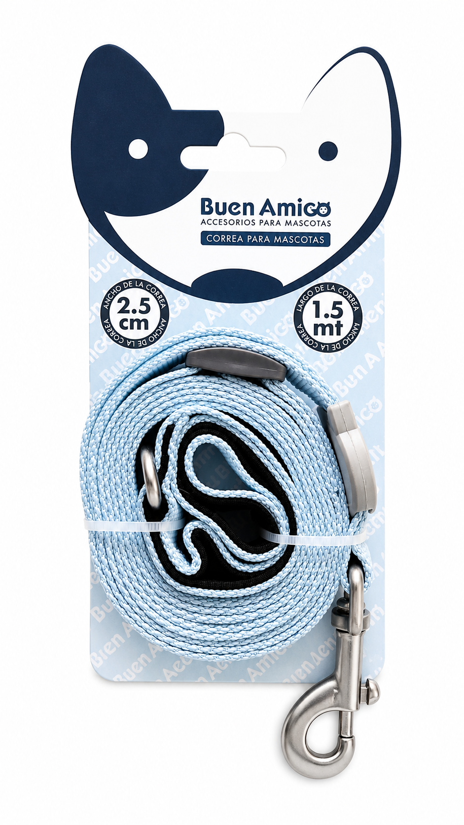 Correa para Perros Buen Amigo 2,5 cm x 150 cm