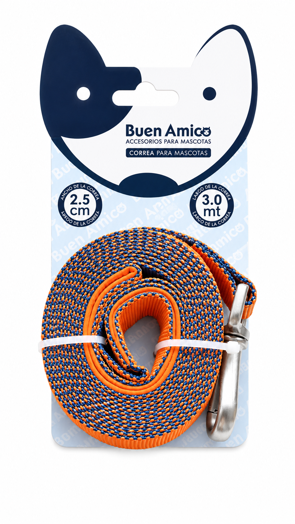 Correa para Perros Buen Amigo 2,5 cm x 300 cm