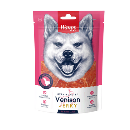 Wanpy Jerky Strips  Venison