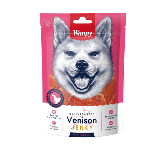Wanpy Jerky Strips  Venison