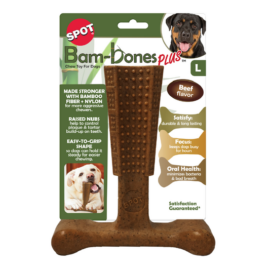 🦴 Bam-Bones Tipo T Sabor Carne Talla L
