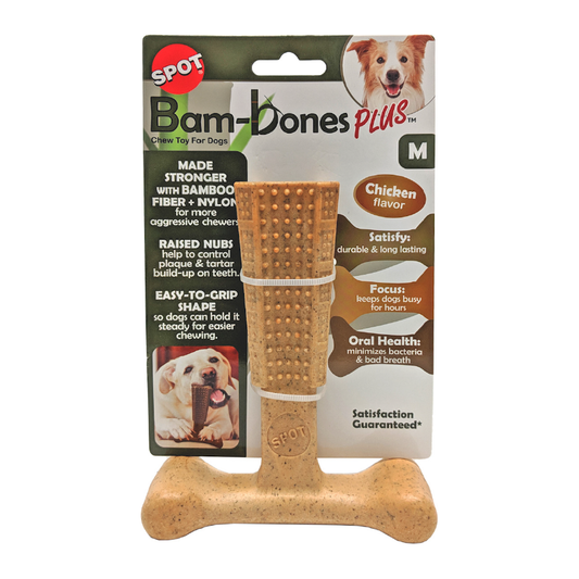🦴 Bam-Bones Tipo T Sabor Pollo – Talla M