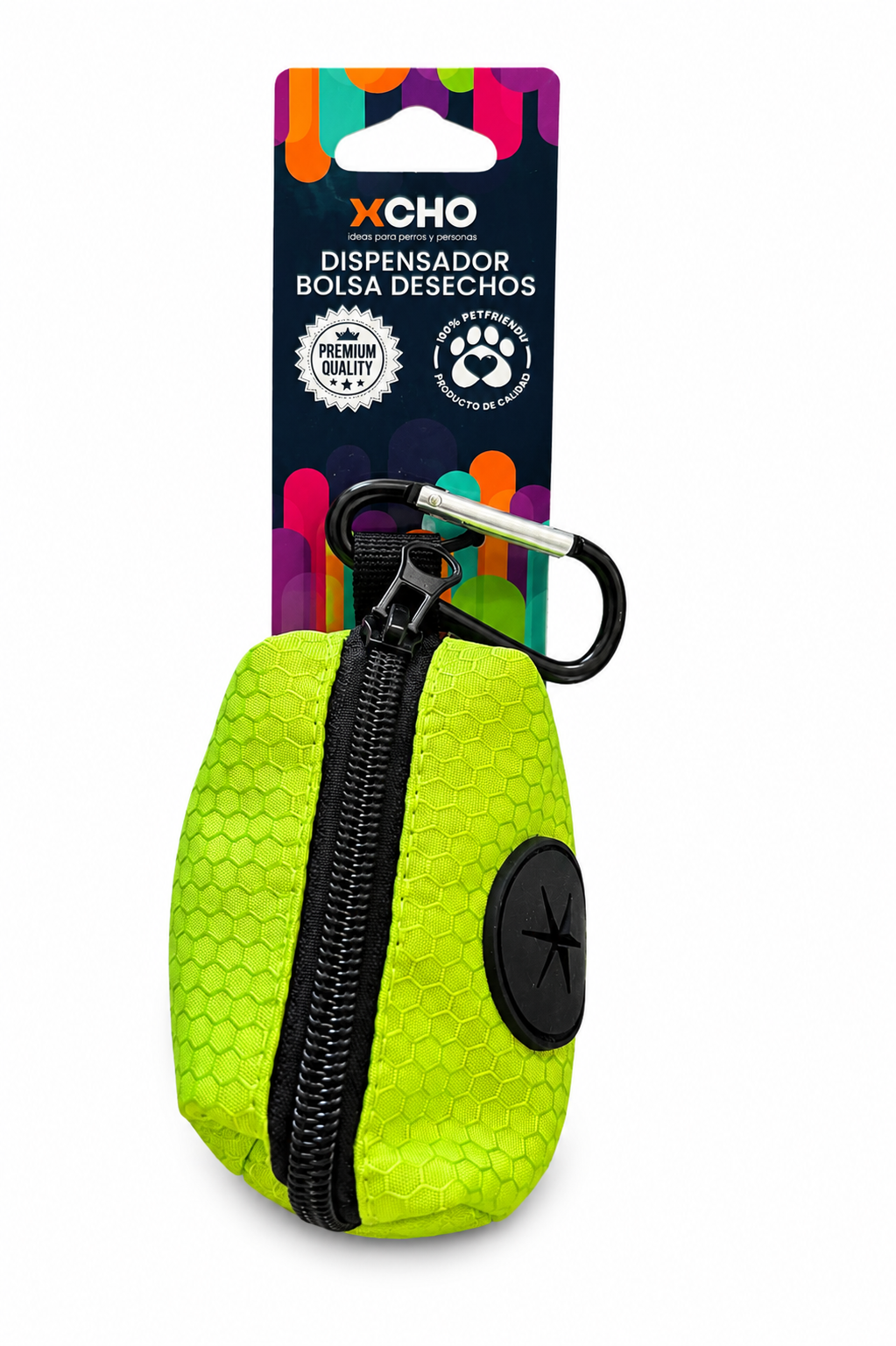Dispensador de Bolsas para Desechos con Mosquetón