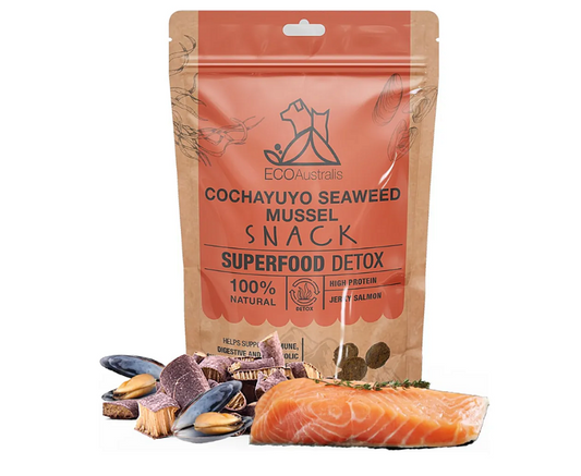 Snack Oils & Minerals Cochayuyo & Mejillones  Superalimento Natural para Perros