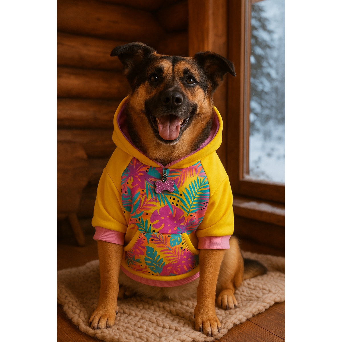 Hoodie  “Tropical Vibes” By Simona