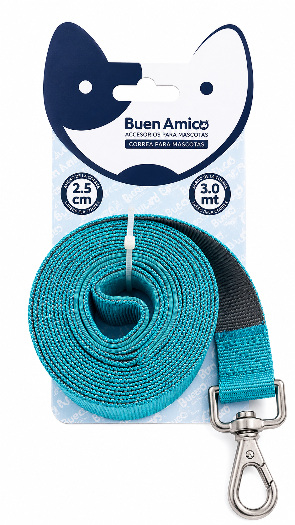 Correa para Perros Buen Amigo 2,5 cm x 300 cm