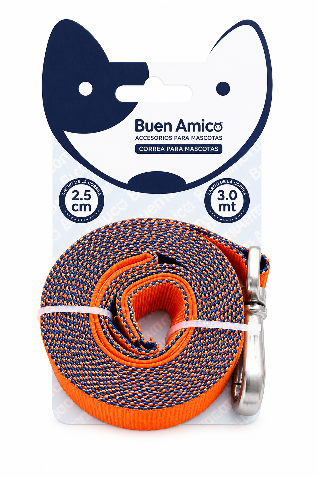 Correa para Perros Buen Amigo 2,5 cm x 300 cm
