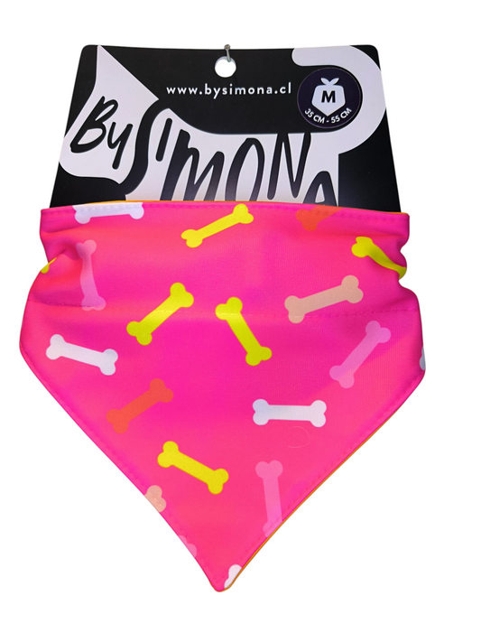 Bandana “Pink Bones” By Simona