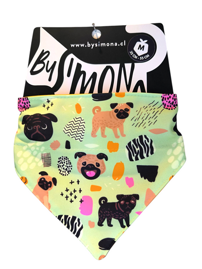 Bandana “Green Pug” By Simona