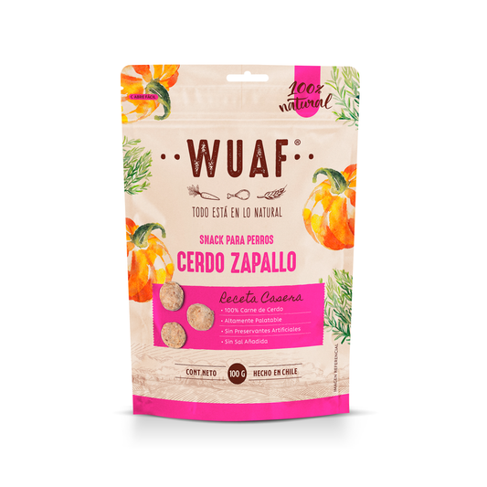 🐷🎃 WUAF Snack de Cerdo y Zapallo