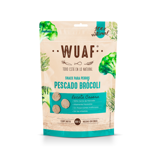 🐟🥦 WUAF Snack de Pescado y Brócoli