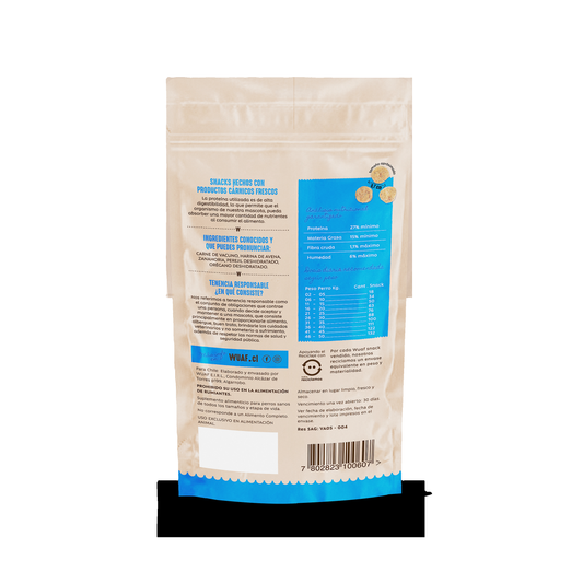🐾 WUAF Training  – Snacks Naturales de Vacuno