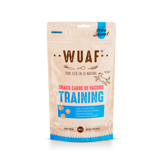 🐾 WUAF Training  – Snacks Naturales de Vacuno