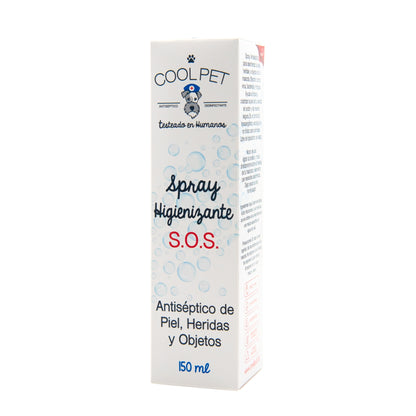 🧴 Spray Higienizante S.O.S. – Antiséptico y Desinfectante Veterinario Multiuso (150 ml)