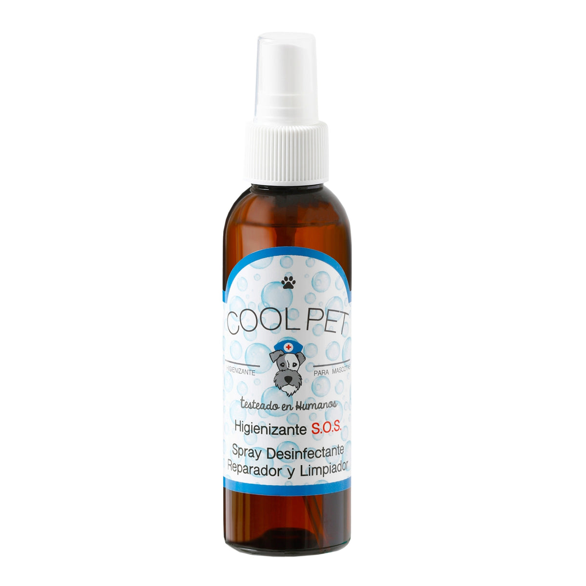 Coolpet Spray Higienizante S.O.S. – Antiséptico y Desinfectante Veterinario Multiuso (150 ml)