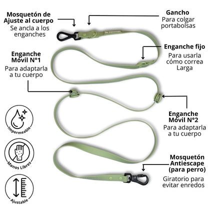 Correa manos libres Verde