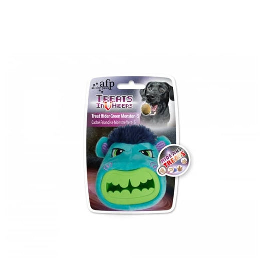 AFP Treat Hider Green Monster – Peluche Interactivo  para Esconder Premios