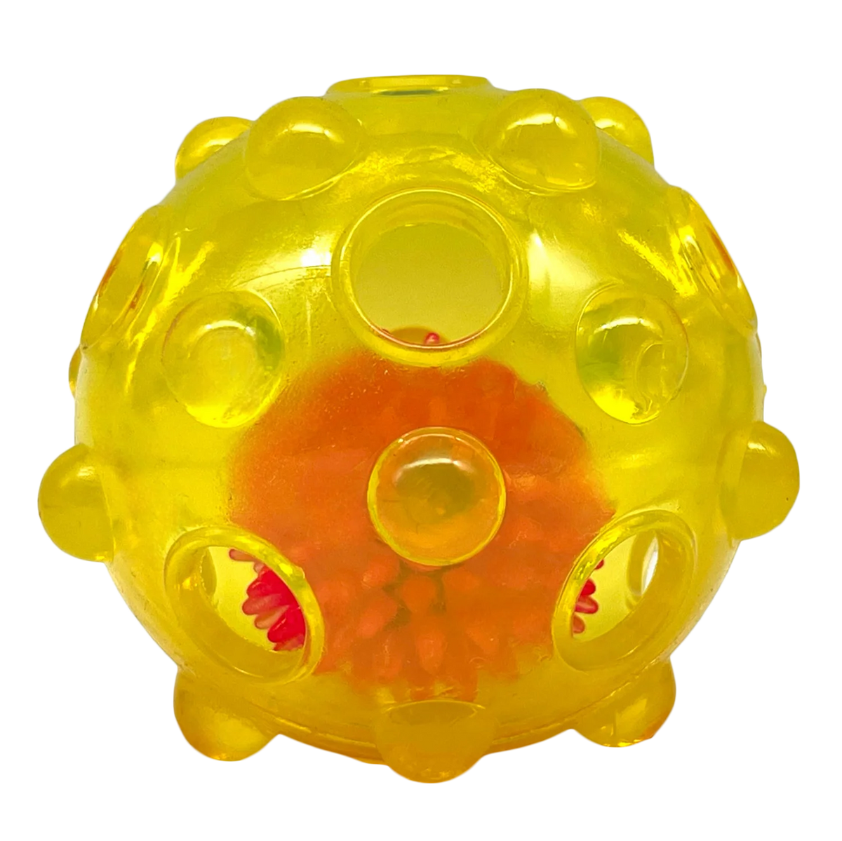 Pelota Interactiva con Luz y Rebote Irregular para Perros – 9 cm