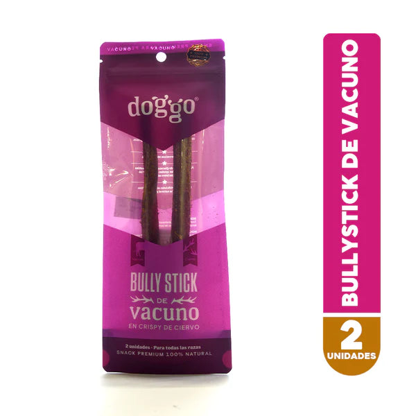 Doggo Bully Stick Vacuno con Crispy de Ciervo