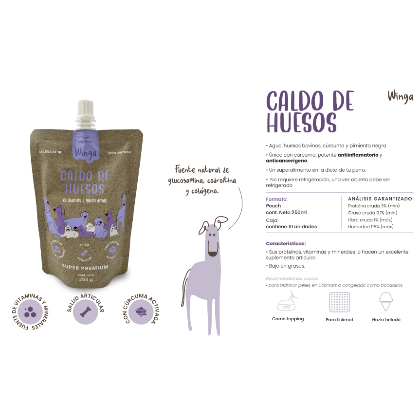 Winga Caldo de Huesos 250 ml