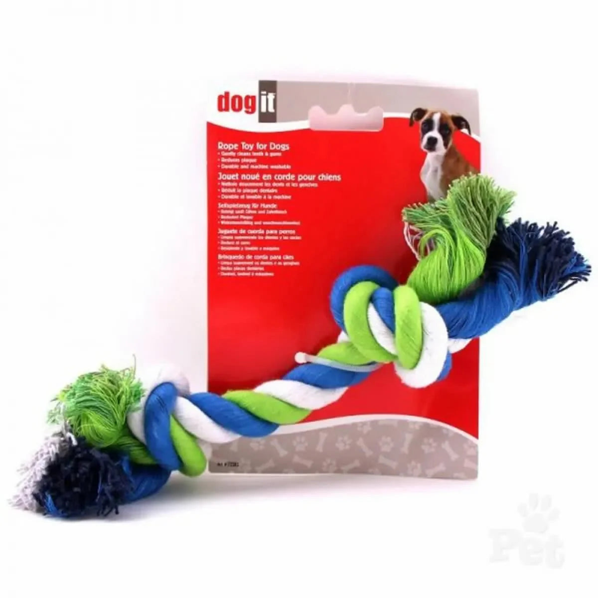 Dogit  Cuerdas Anudadas Tricolor