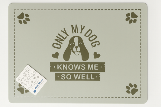 Alfombra de Alimentación Absorbente  – Antideslizante, Impermeable y Fácil de Limpiar