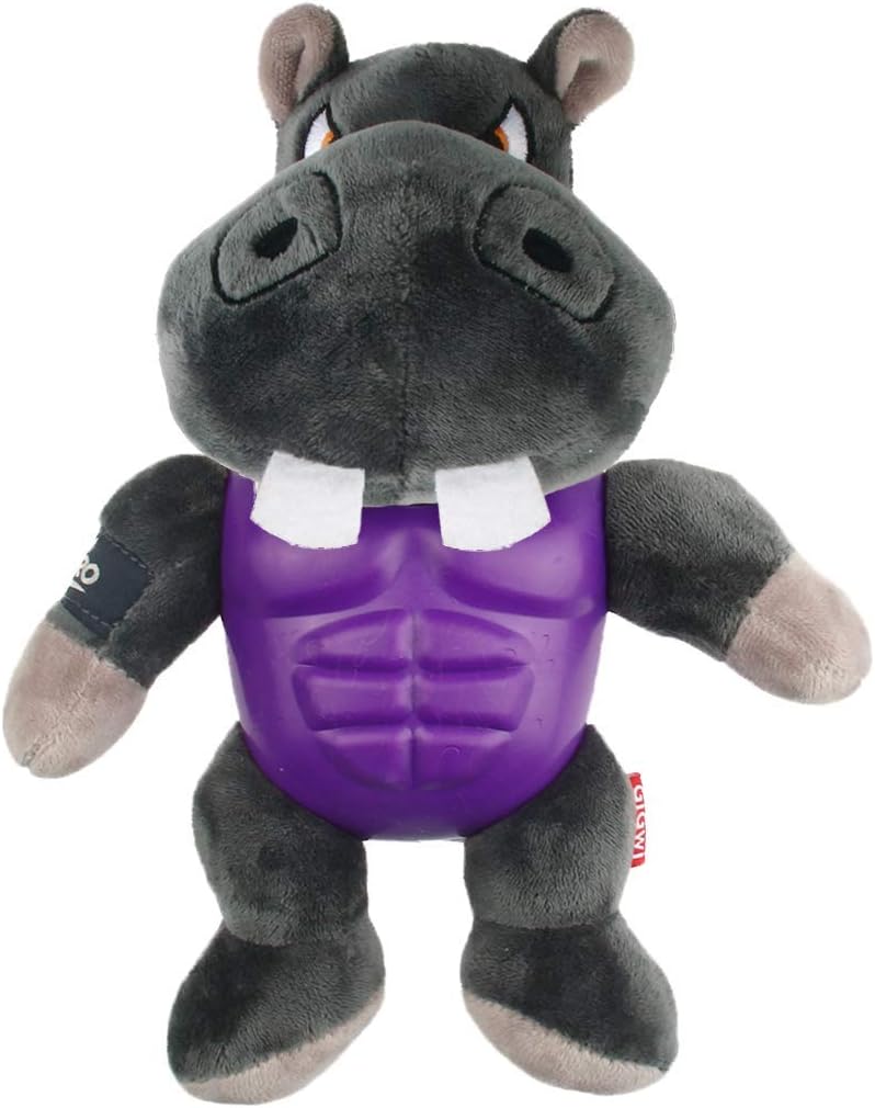 Gigwi I’M Hero Hipopótamo – Juguete de Peluche Premium con Squeaker