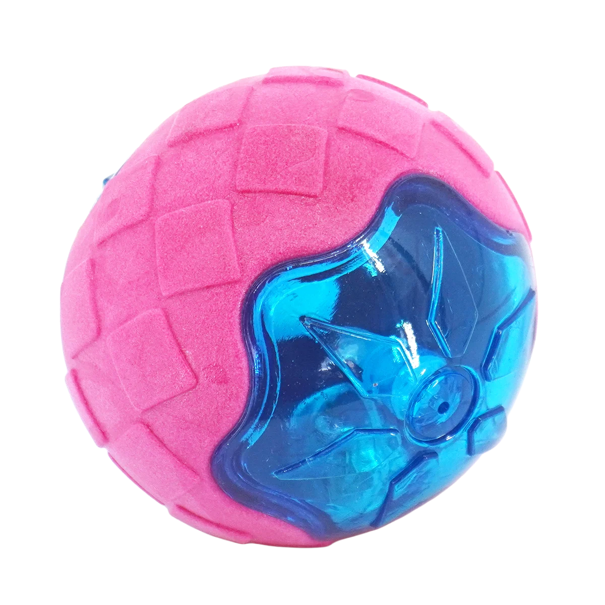 Pelota Squeaker con Luces LED y Sonido para Perros – Calabaza Pets 9 cm