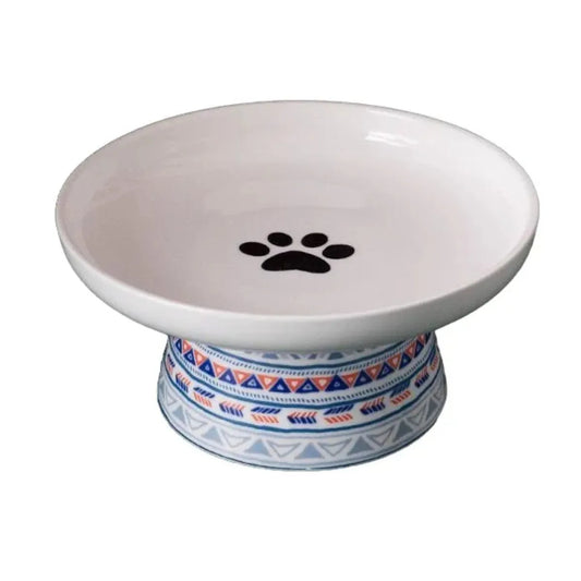 Plato Elevado de Cerámica Boho